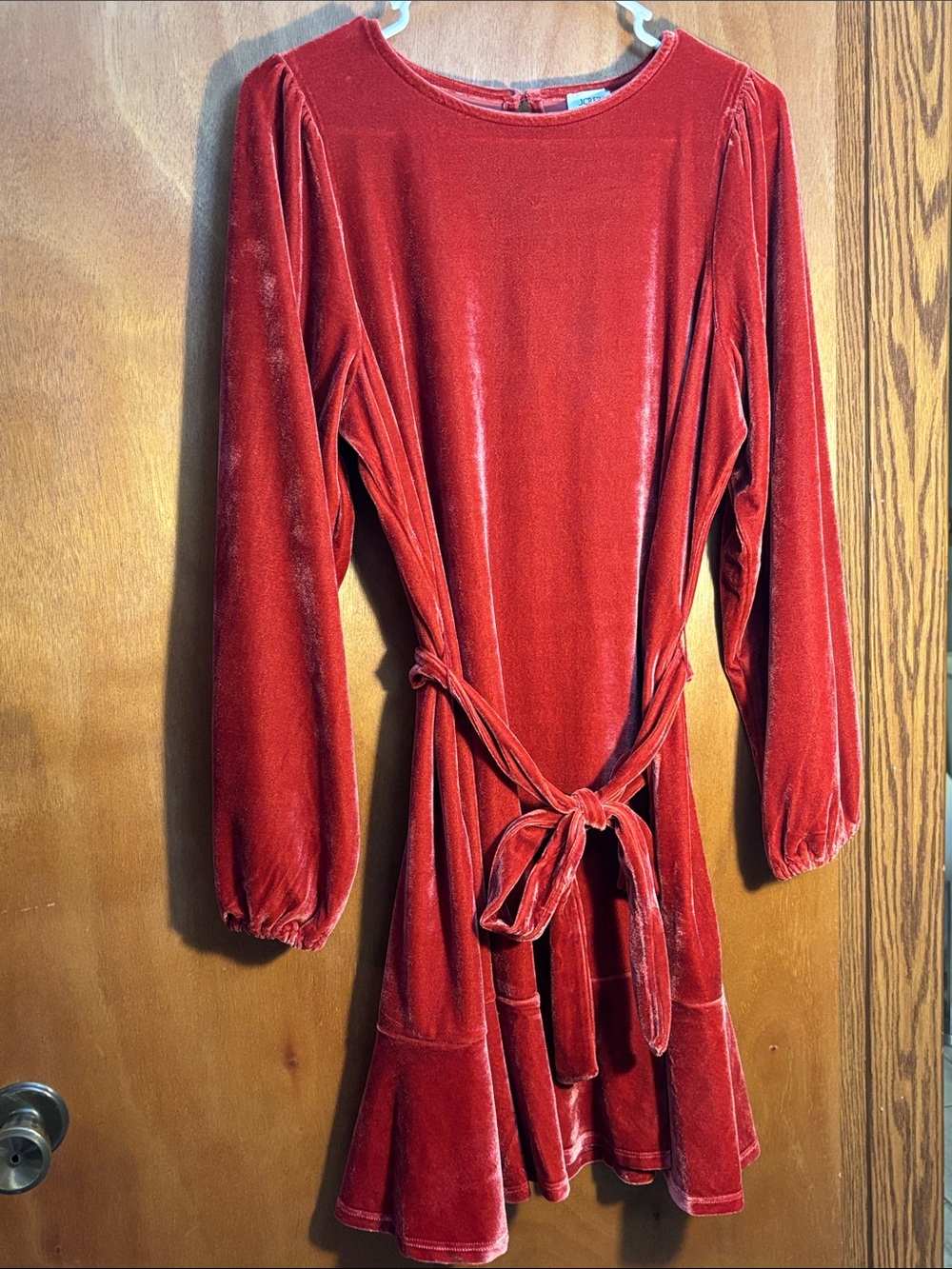 J. Crew Velour Tie-Waist GORGEOUS Dress